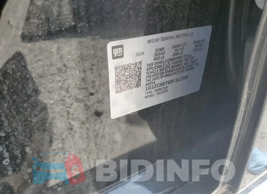 1G1ZC5ST6SF112295 Photo# 13