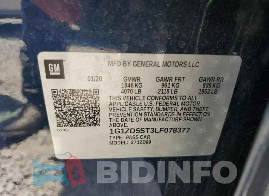 1G1ZD5ST3LF078377 Photo# 13