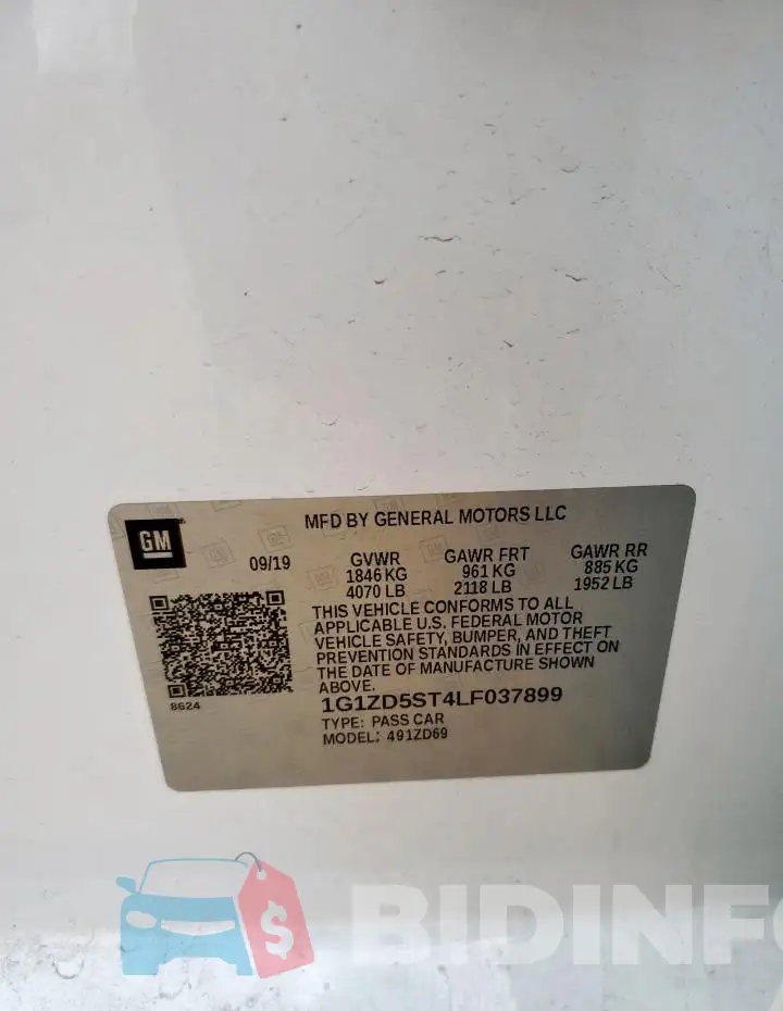 1G1ZD5ST4LF037899 Photo# 12