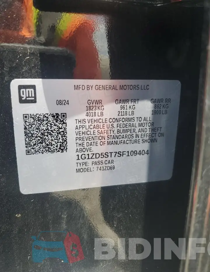 1G1ZD5ST7SF109404 Photo# 12
