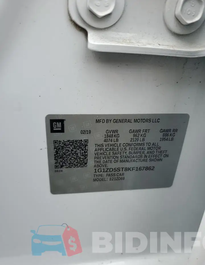 1G1ZD5ST8KF167862 Photo# 12