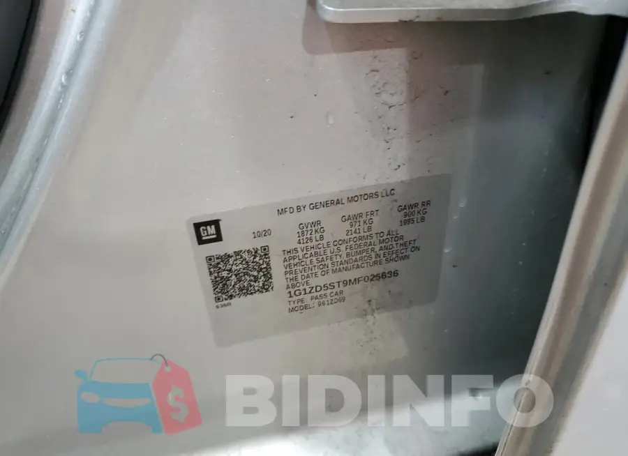 1G1ZD5ST9MF025636 Photo# 13
