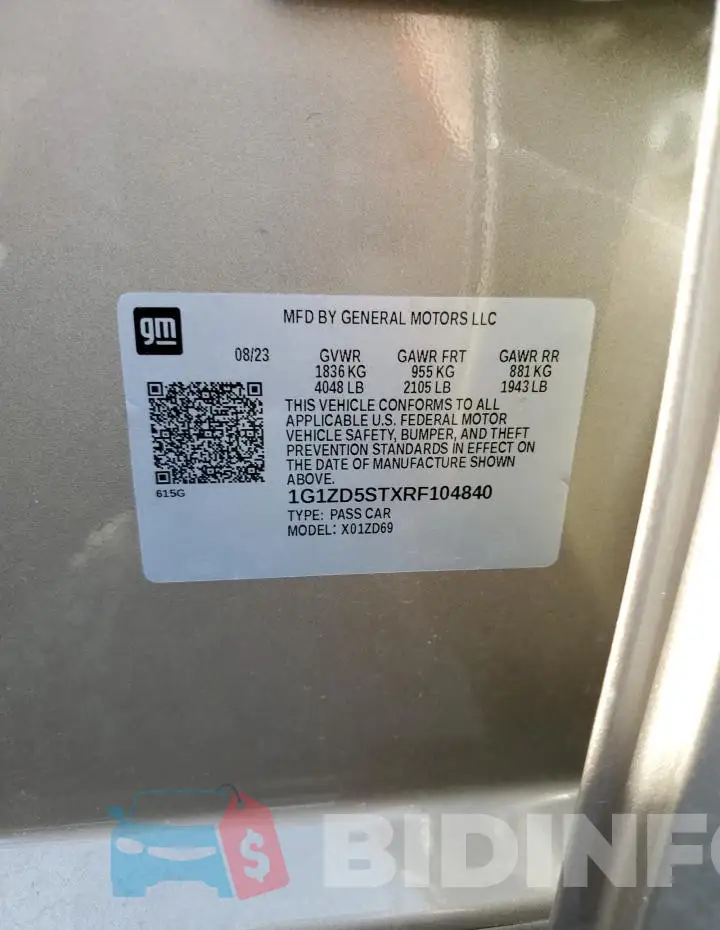 1G1ZD5STXRF104840 Photo# 12