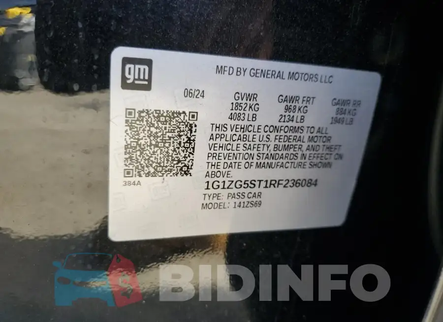 1G1ZG5ST1RF236084 Photo# 12