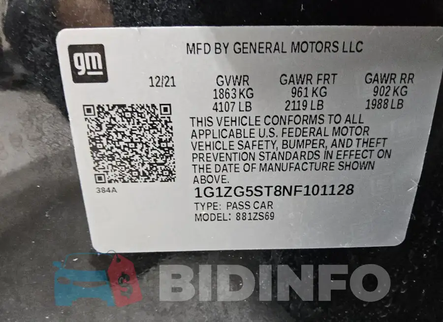 1G1ZG5ST8NF101128 Photo# 12