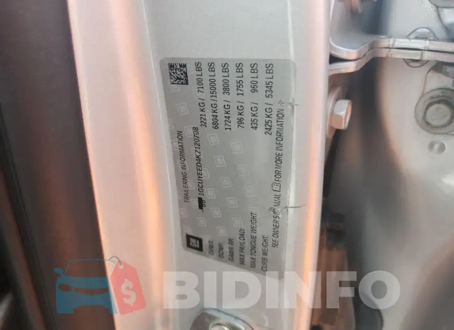 1GCUYEED4KZ120708 Photo# 12