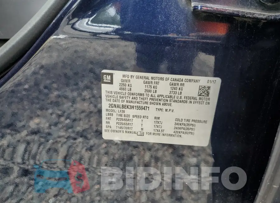 2GNALBEK3H1559471 Photo# 13