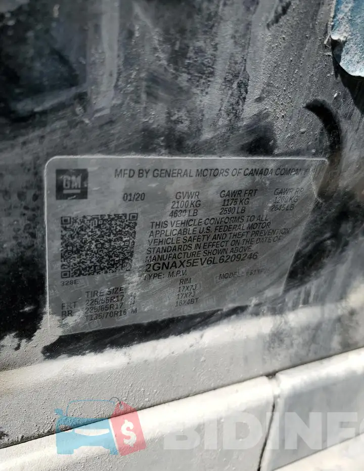 2GNAX5EV6L6209246 Photo# 13