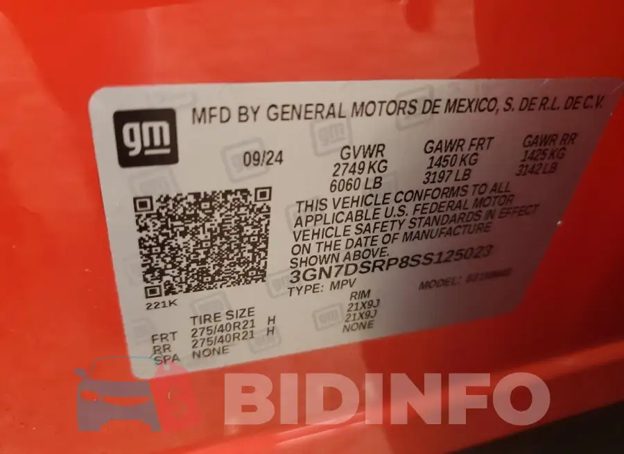 3GN7DSRP8SS125023 Photo# 12