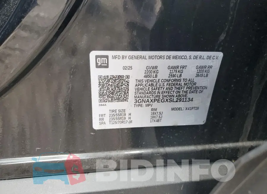 3GNAXPEGXSL291134 Photo# 13