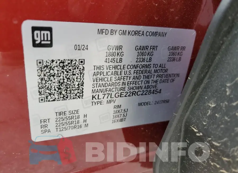 KL77LGE22RC228454 Photo# 13