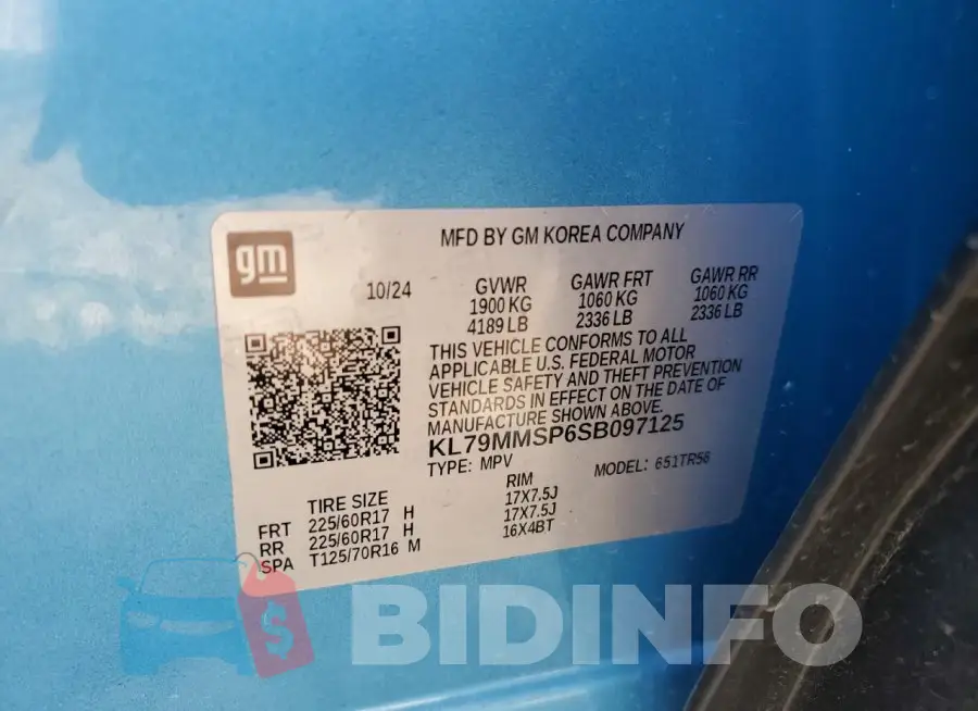 KL79MMSP6SB097125 Photo# 12