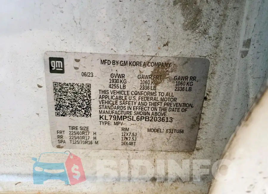 KL79MPSL6PB203613 Photo# 13
