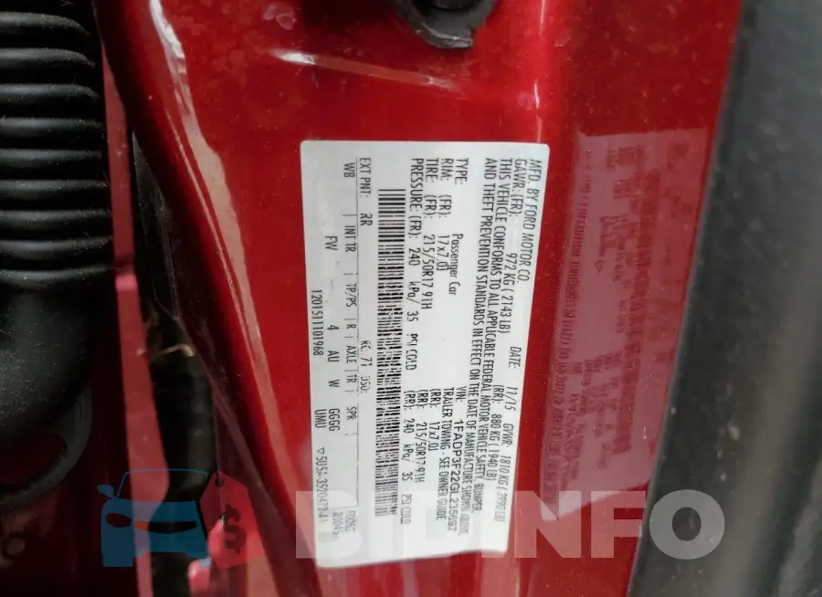 1FADP3F22GL235697 Photo# 12