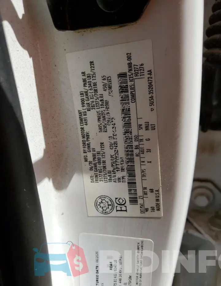 1FT7W2BN2LED63473 Photo# 12