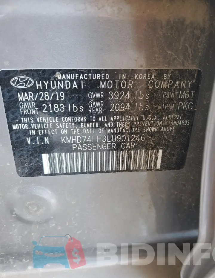 KMHD74LF3LU901246 Photo# 13