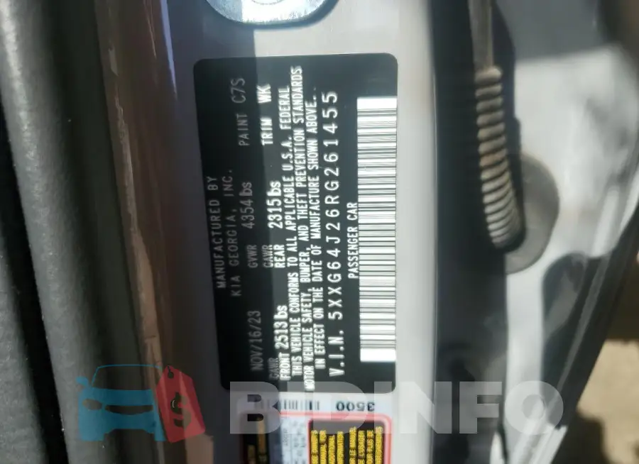 5XXG64J26RG261455 Photo# 12
