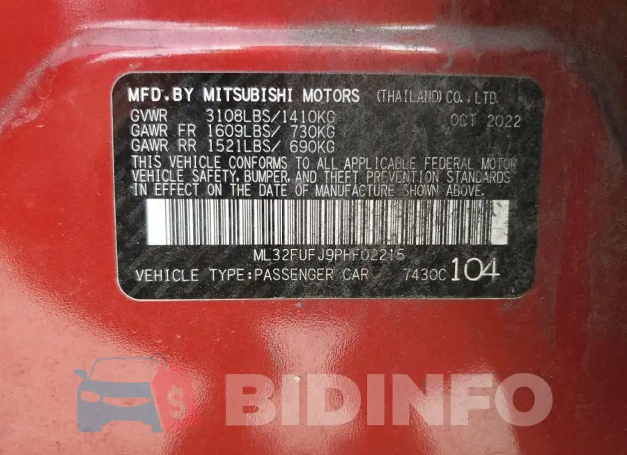 ML32FUFJ9PHF02215 Photo# 12