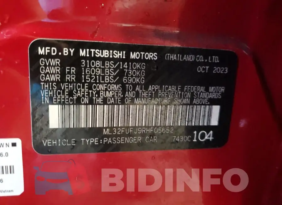 ML32FUFJ9RHF05652 Photo# 13