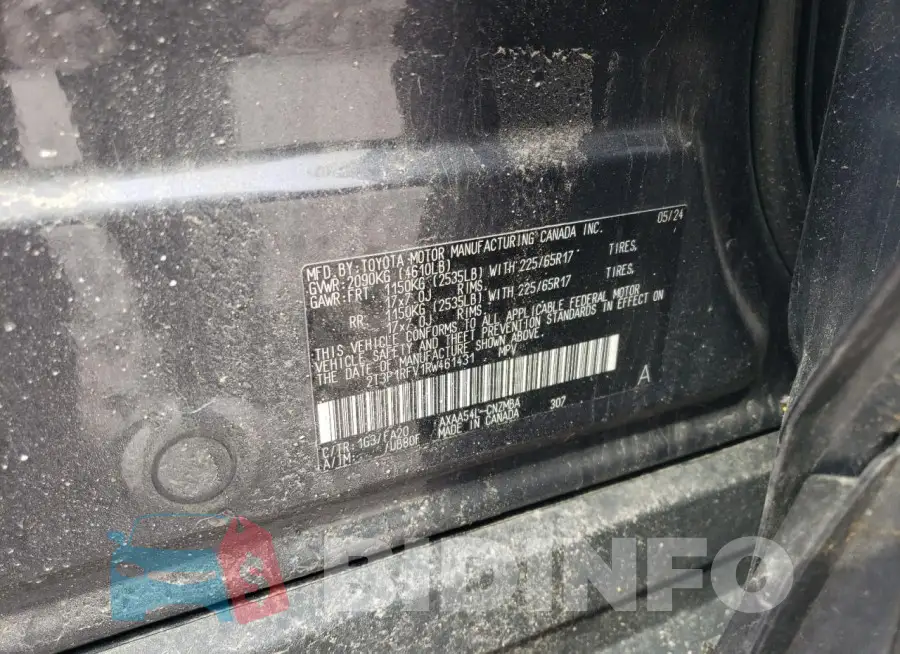 2T3P1RFV1RW461431 Photo# 13