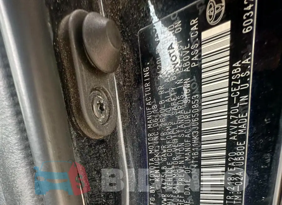 4T1B11HK3JU650853 Photo# 10