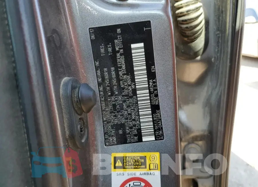 5TDKZRFH7HS221958 Photo# 13