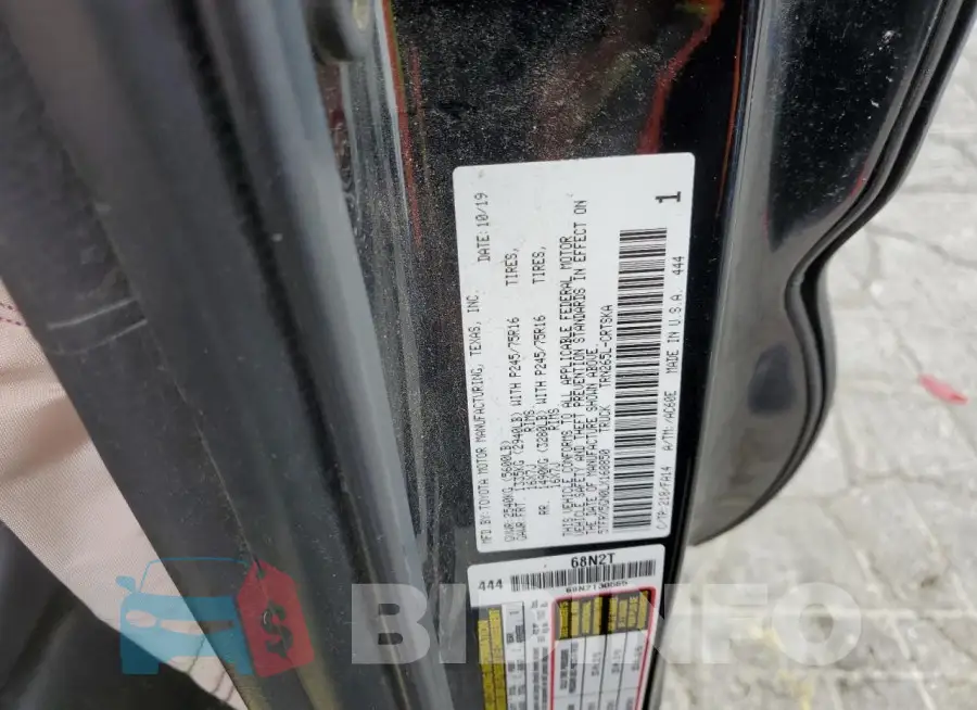 5TFRX5GN0LX168850 Photo# 12