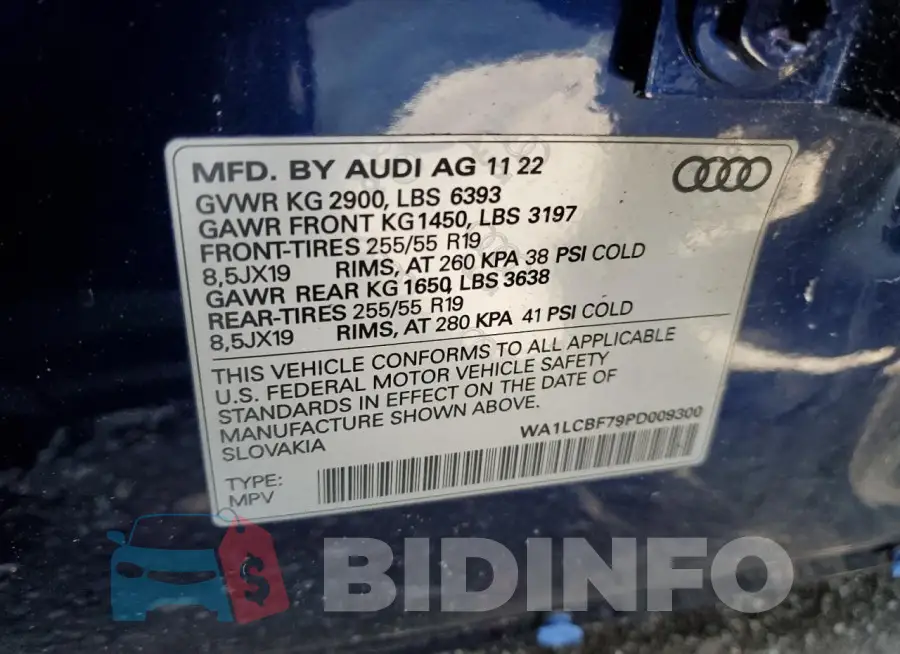 WA1LCBF79PD009300 Photo# 14