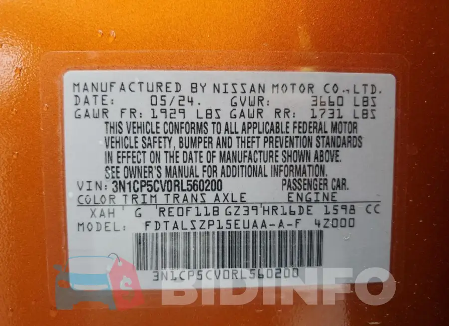 3N1CP5CV0RL560200 Photo# 14