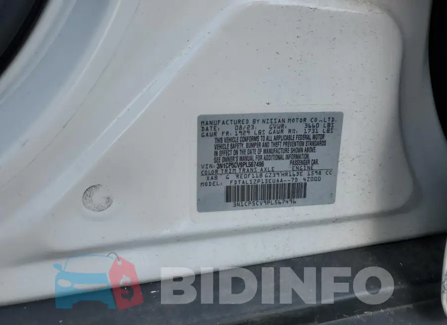 3N1CP5CV9PL567496 Photo# 13