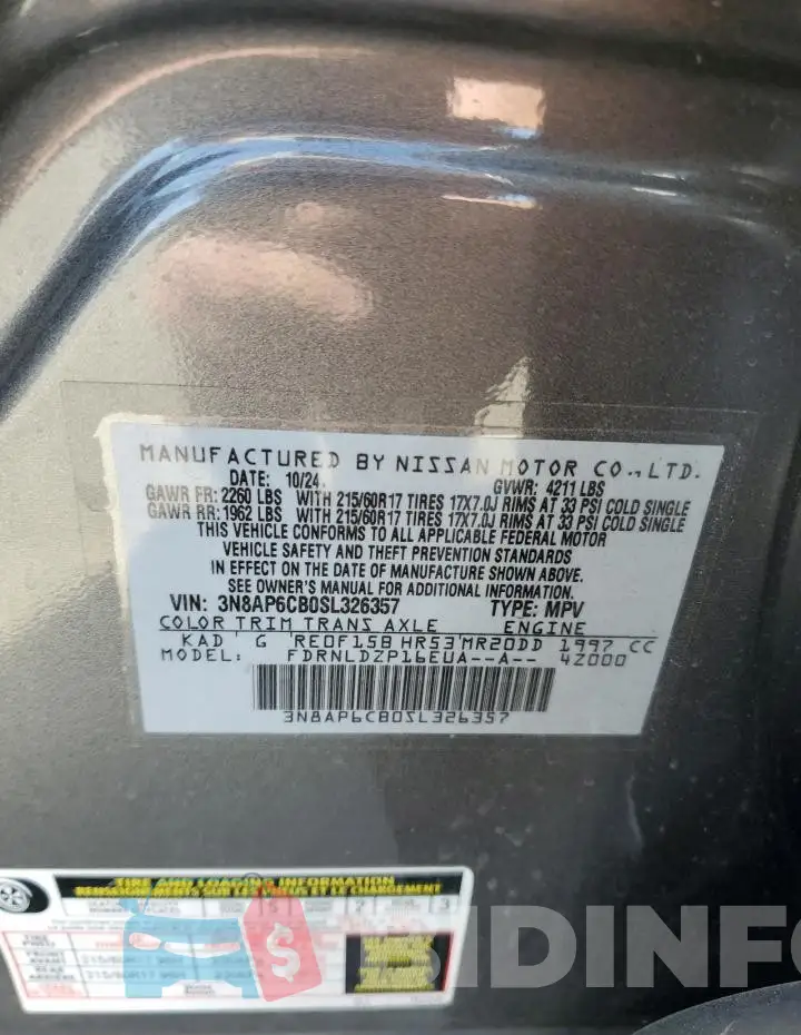 3N8AP6CB0SL326357 Photo# 13