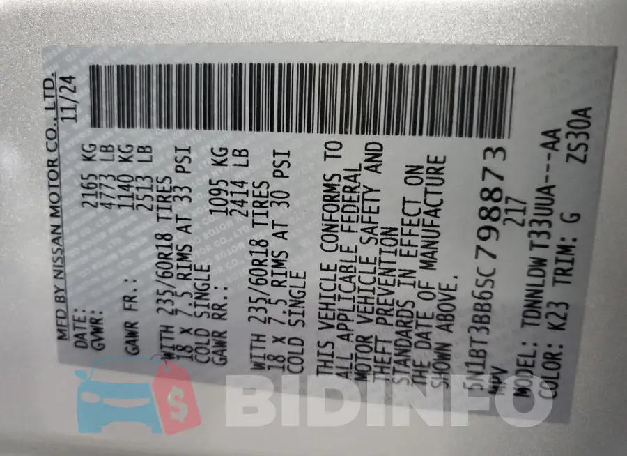 5N1BT3BB6SC798873 Photo# 14
