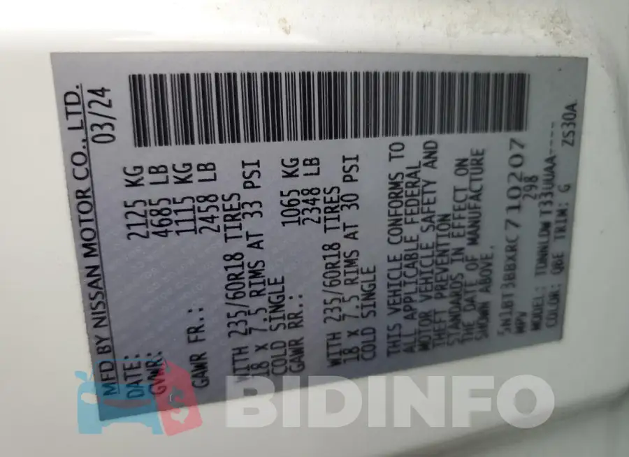 5N1BT3BBXRC710207 Photo# 13