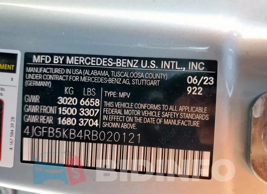 4JGFB5KB4RB020121 Photo# 14