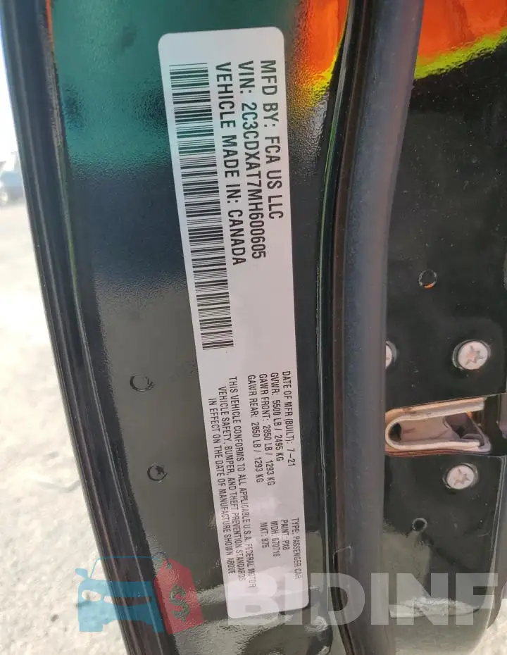2C3CDXAT7MH600605 Photo# 12