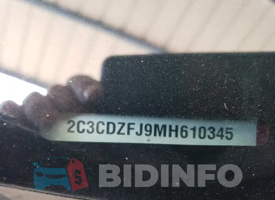 2C3CDZFJ9MH610345 Photo# 12