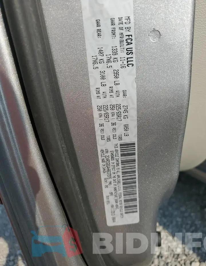 2C4RDGBG4HR637375 Photo# 13