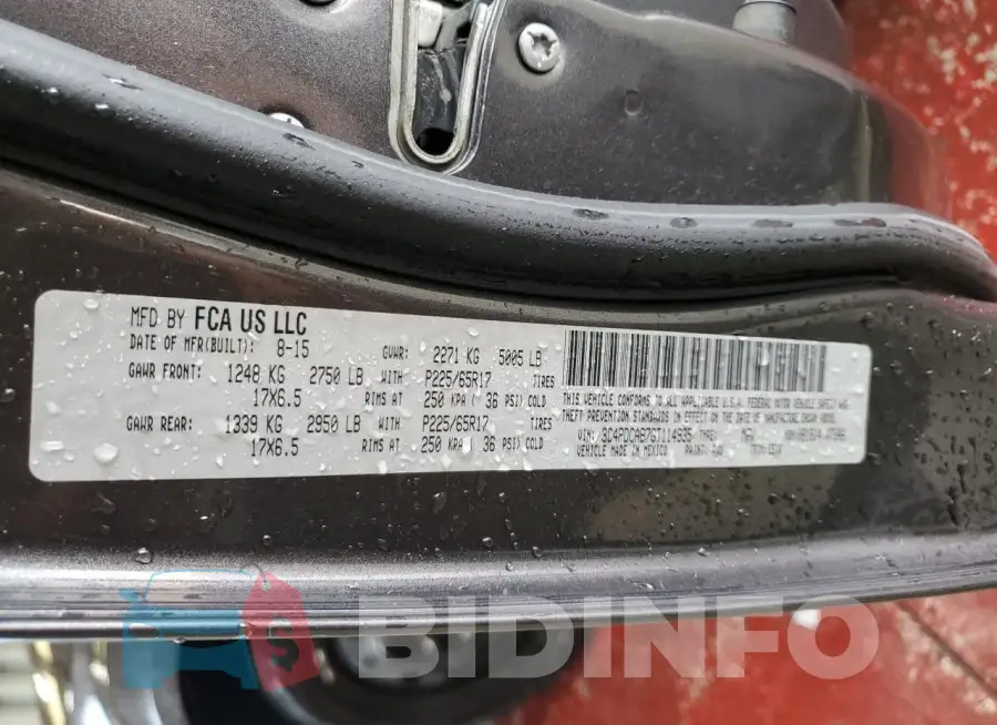 3C4PDCAB7GT114935 Photo# 13