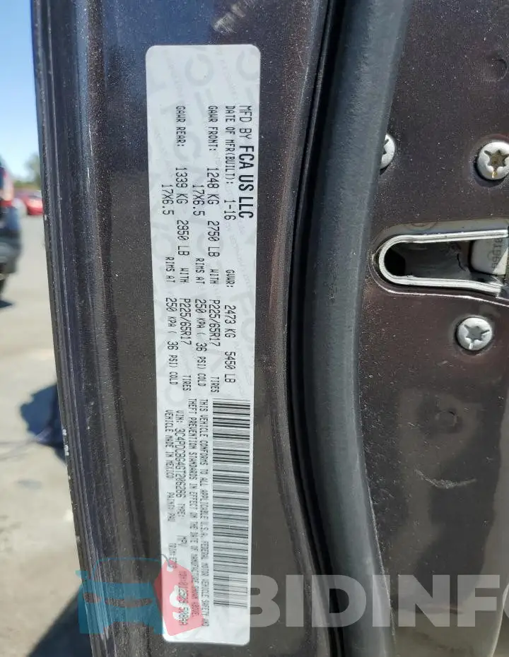 3C4PDCBG4GT206286 Photo# 13