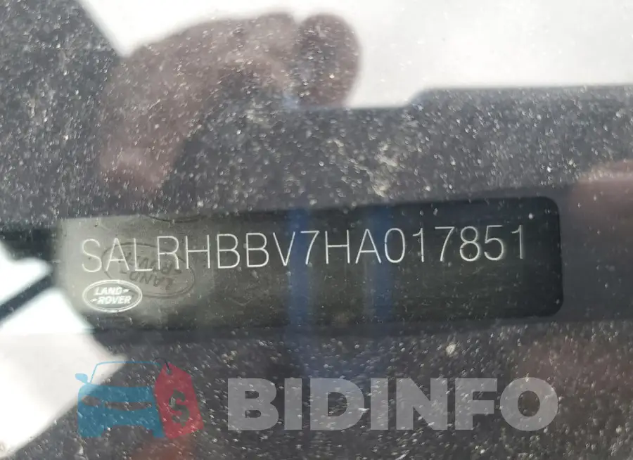 SALRHBBV7HA017851 Photo# 13