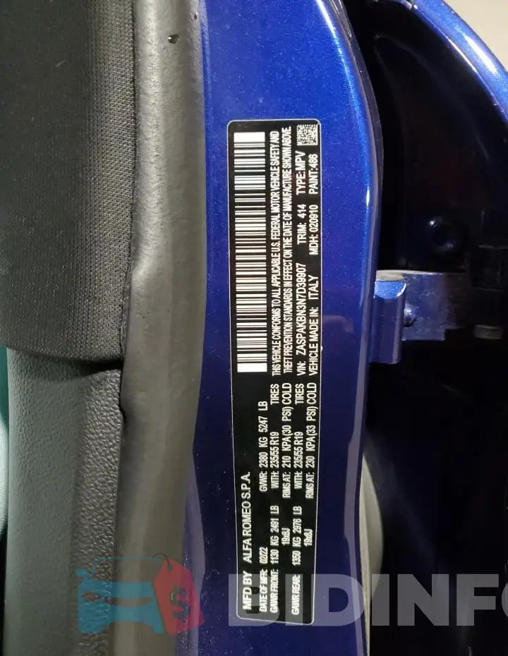 ZASPAKBN3N7D39907 Photo# 13