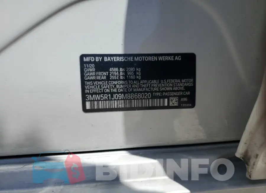 3MW5R1J09M8B68020 Photo# 12