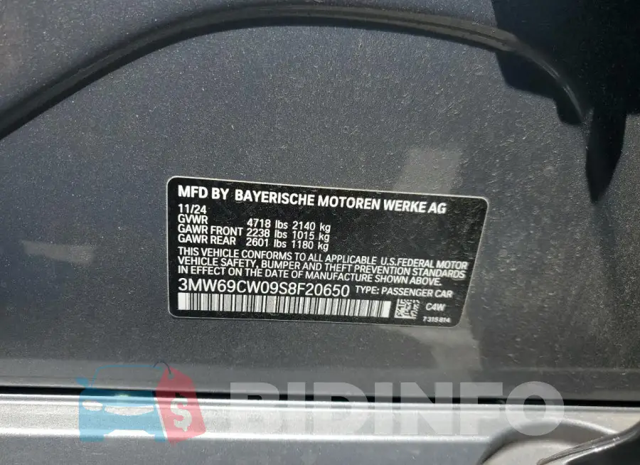 3MW69CW09S8F20650 Photo# 12