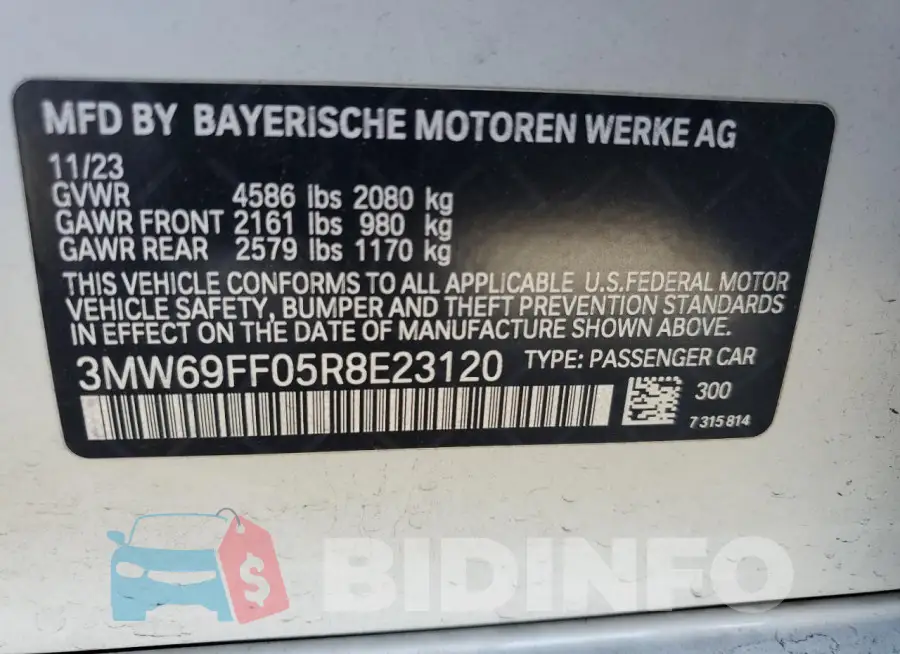 3MW69FF05R8E23120 Photo# 12