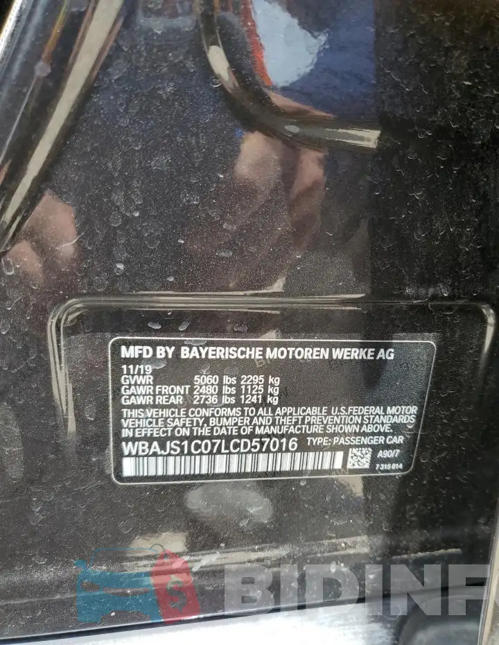 WBAJS1C07LCD57016 Photo# 13