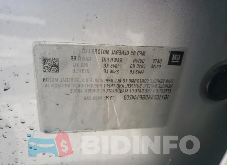 1G11C5SA0GF144209 Photo# 12