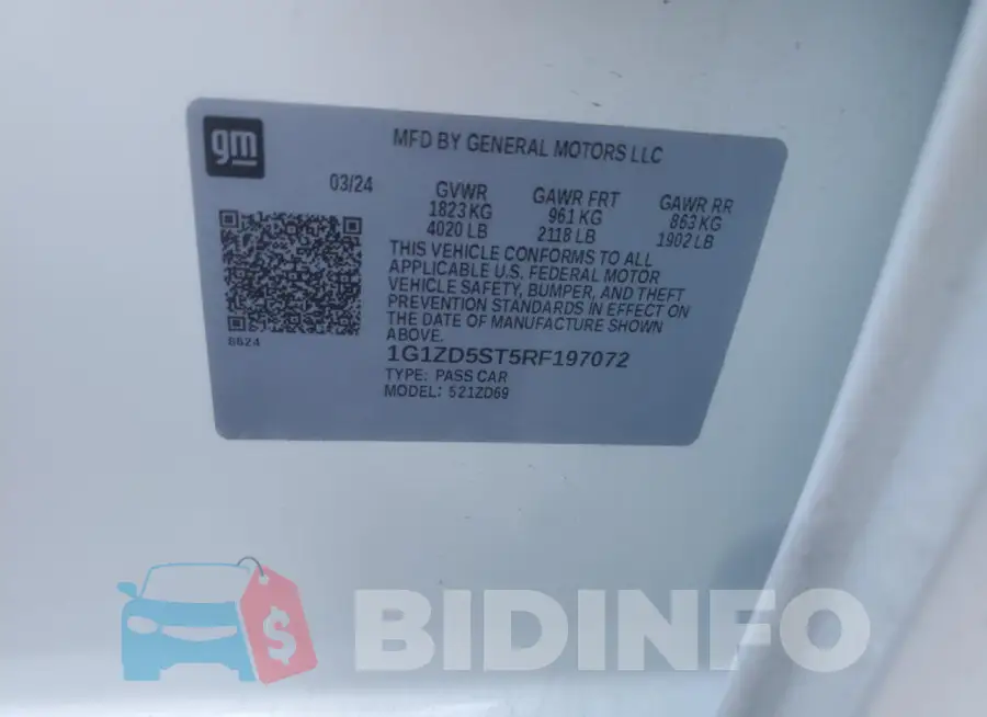 1G1ZD5ST5RF197072 Photo# 12