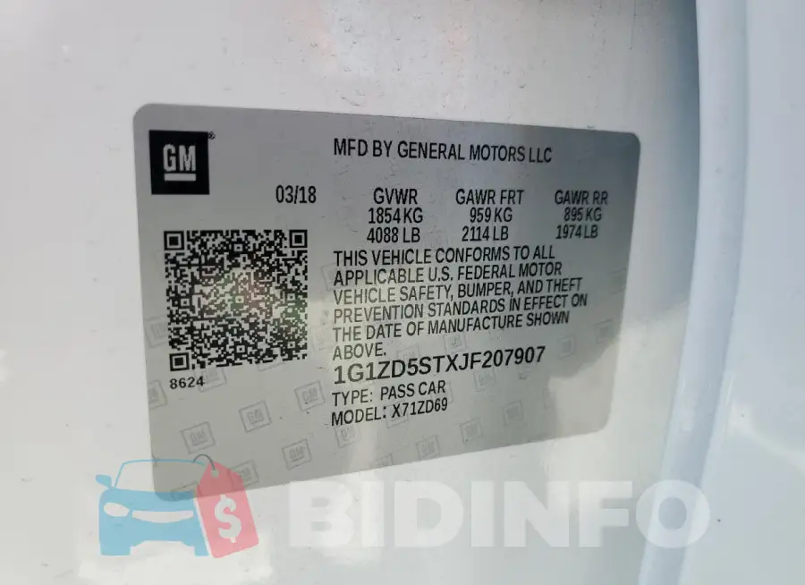 1G1ZD5STXJF207907 Photo# 13