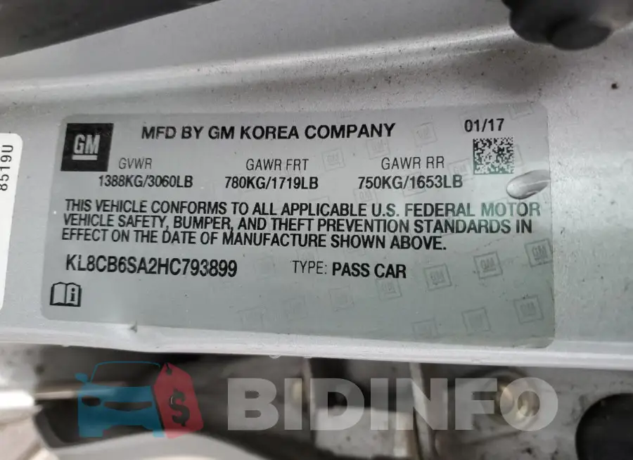KL8CB6SA2HC793899 Photo# 12