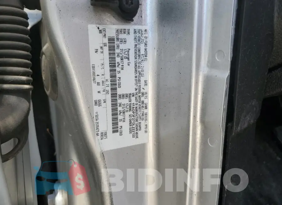1FADP3F27GL222122 Photo# 12